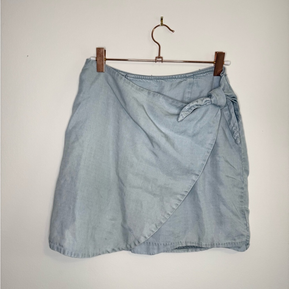 BDG | Light Blue Wrap Skirt